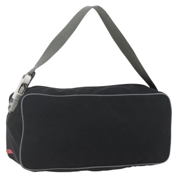 Authentic PRADA Sports Nylon Black Silver Shoulder Bag bst312-121025 - Picture 3 of 16